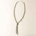 Myra Mist River Tassel Necklace in Silver Mix