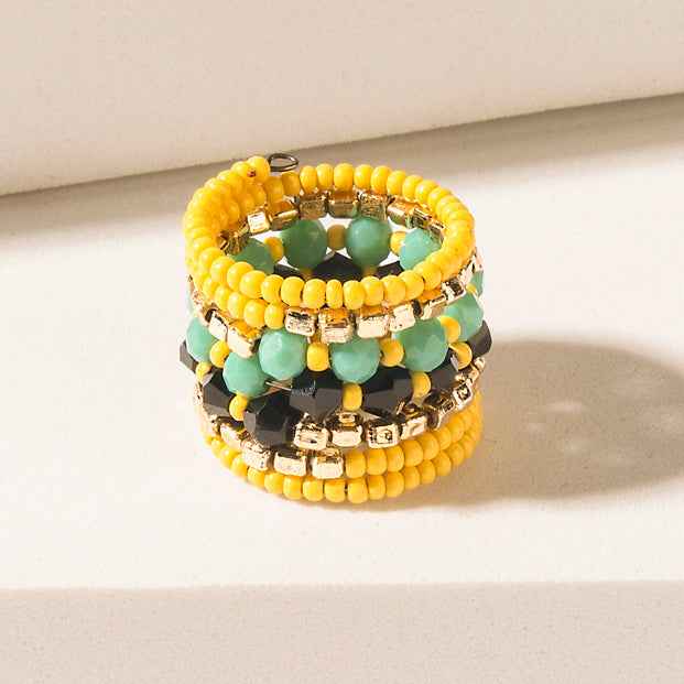 Myra Firefly Echo Ring in Golden Lagoon