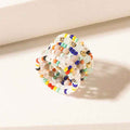 Myra Viva Spiral Ring in Multicolor