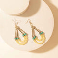 Myra Dawn Dust Drop Earrings in Yellow Glow