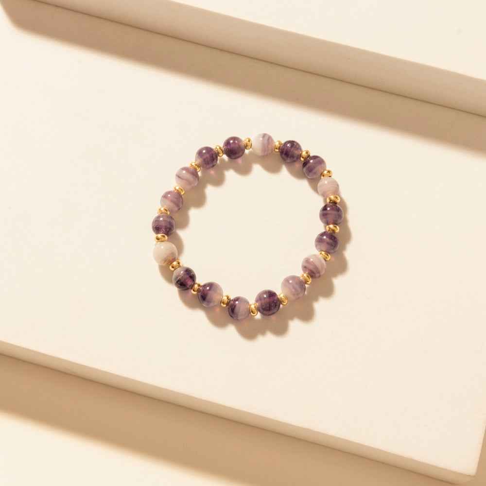 Myra Amethyst Trail Stack Bracelet in Desert Orchid