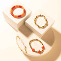 Myra Sunset Aire Stack Bracelet in Golden Flame