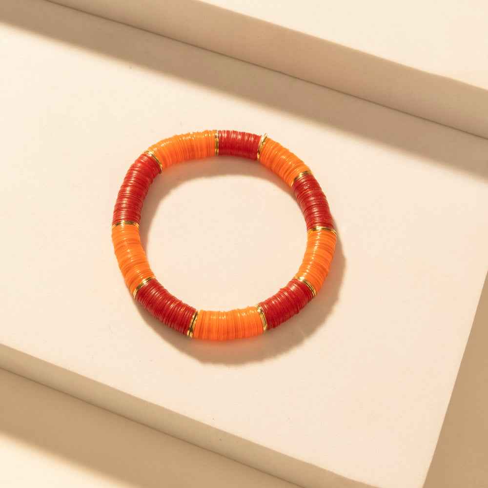Myra Sunset Aire Stack Bracelet in Golden Flame