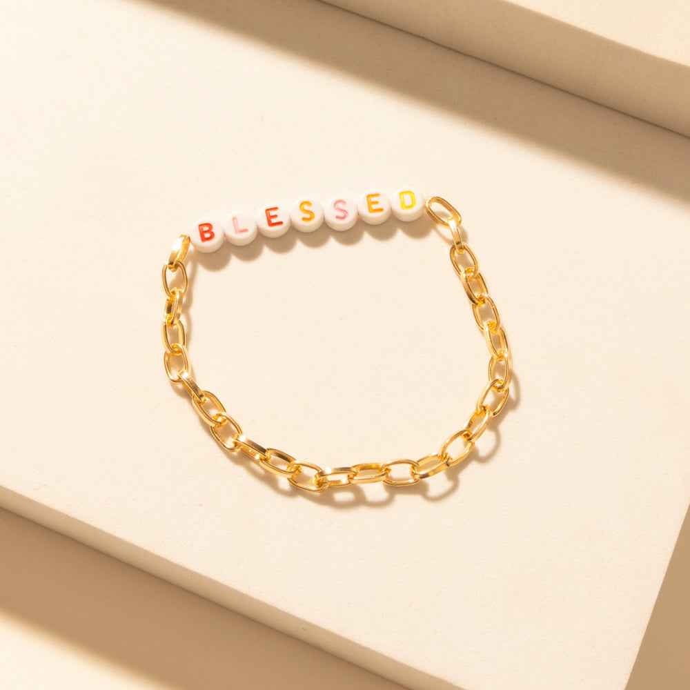 Myra Sunset Aire Stack Bracelet in Golden Flame