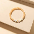 Myra Gulf Shell Stack Bracelet in Dune Gold