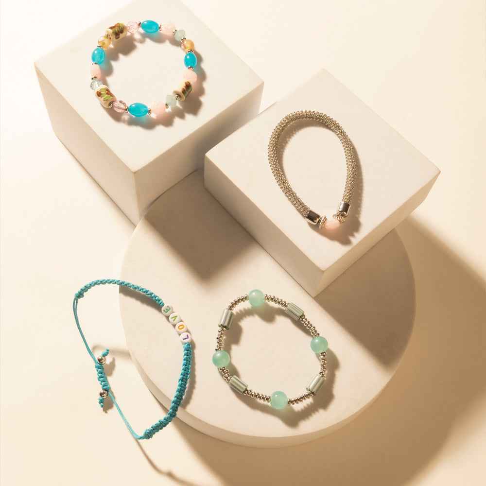 Myra Love Story Stack Bracelet in Lariat Blue
