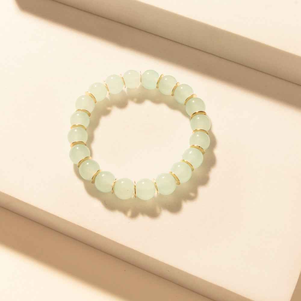 Myra Bayou Heartline Stack Bracelet in Glass Glow
