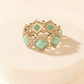 Myra Skystone Elastic Cuff in Creek Blue