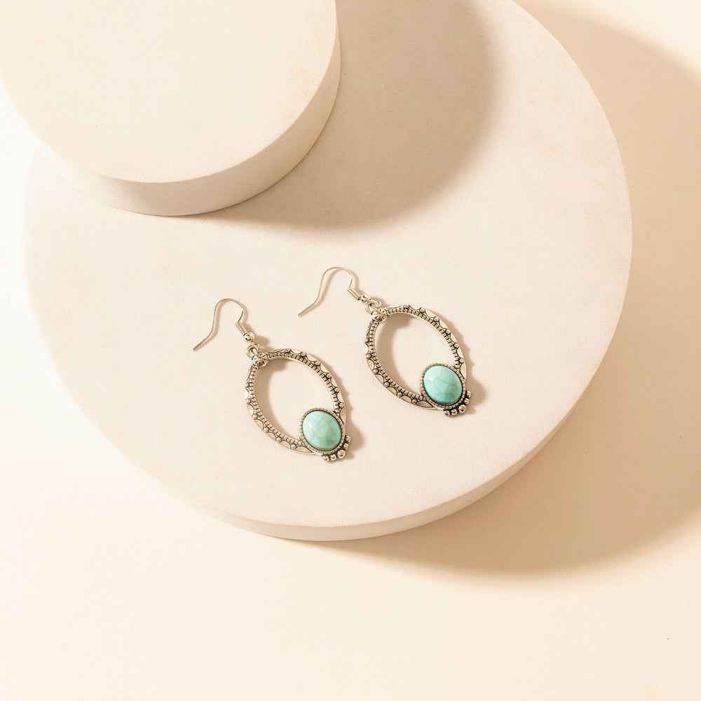 Myra Crescent Sky Earrings in Moon Blue