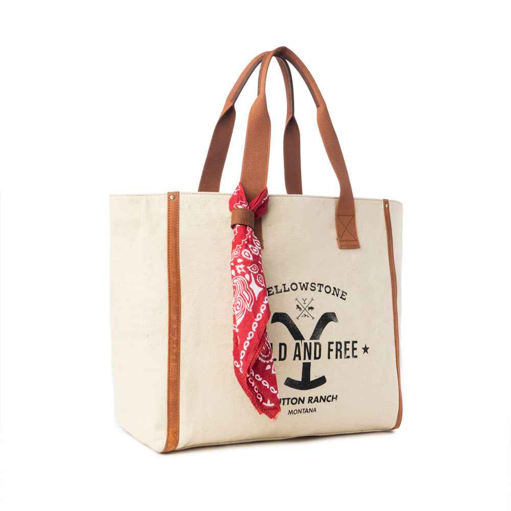 Yellowstone Ivory Creek Weekender Bag with Scarf