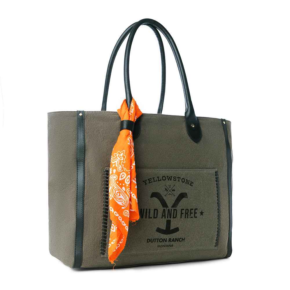 Yellowstone Velorra Ash Weekender Bag with Scarf