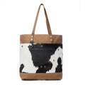 Cocoa Leather & Hairon Bag