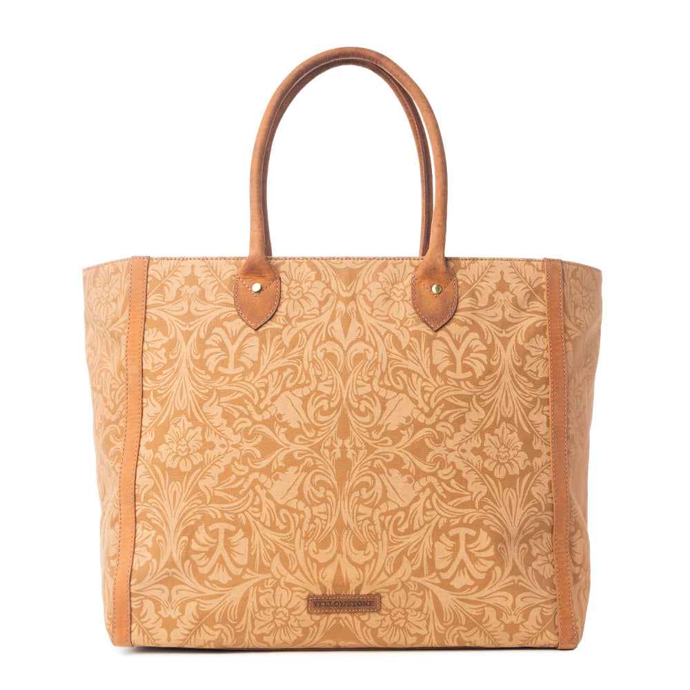 Yellowstone Chief Weekender Bag with Pockets in Amber
