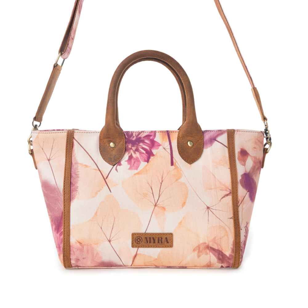 Myra Rosy Trails Crossbody Bag in Maple Grove