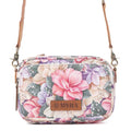 Myra Meadow Song Cotton & Leather Crossbody Bag in Meadow Blush