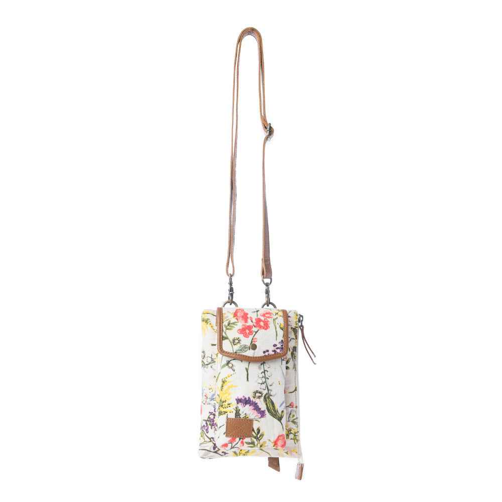 Myra FloralÃ©a Crossbody Bag with Phone Compartment in Orchid Glow
