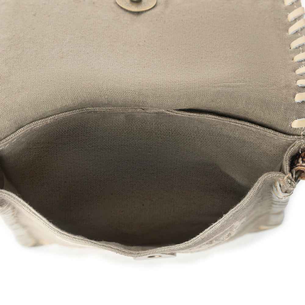 Myra Cheyenne Peaks Crossbody Bag in Dusty Olive
