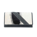 Myra High Noon Eclipse Hairon Leather Wallet in Moonlight Ivory