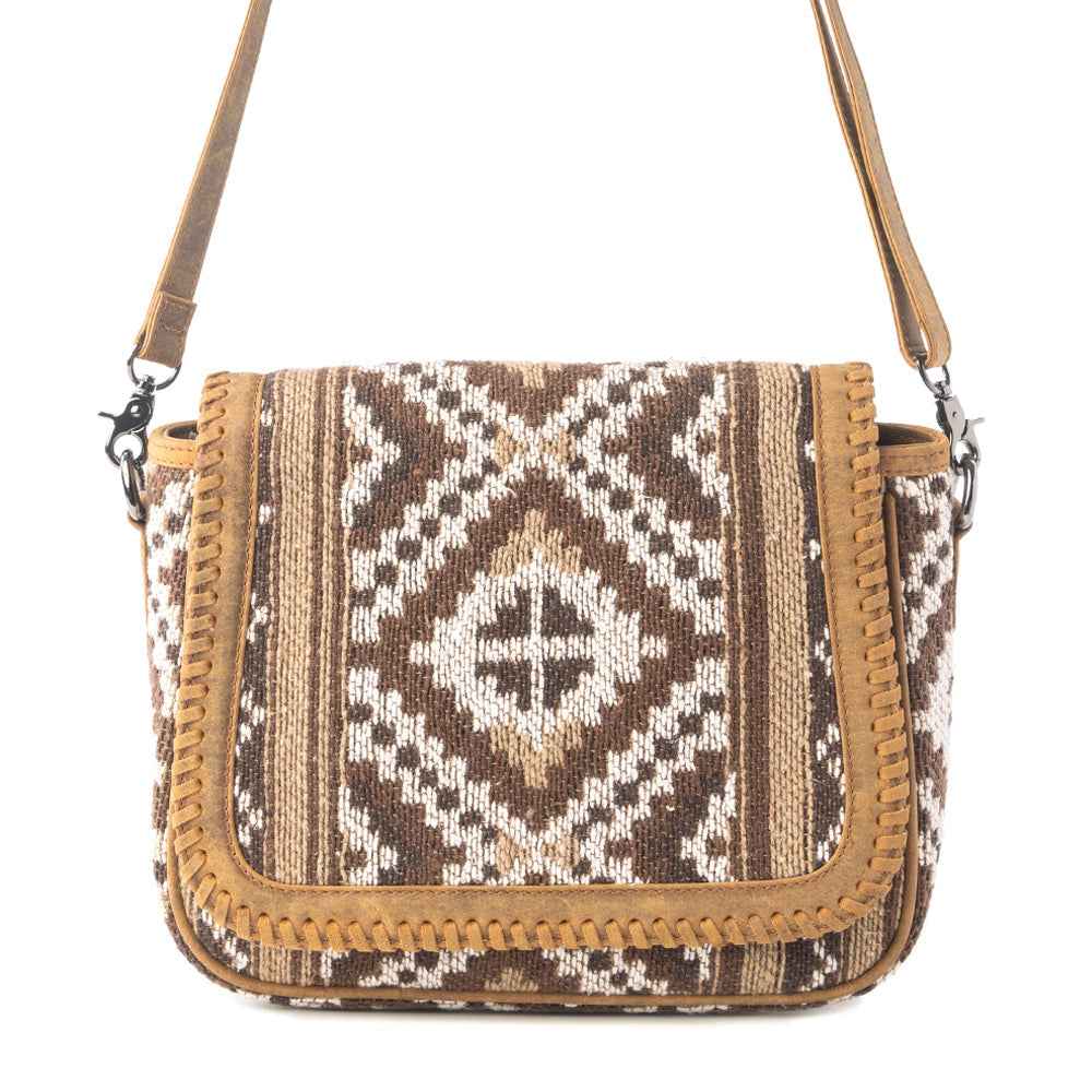 Myra Mesa Crosswinds Woven Shoulder Bag in Canyon Taupe