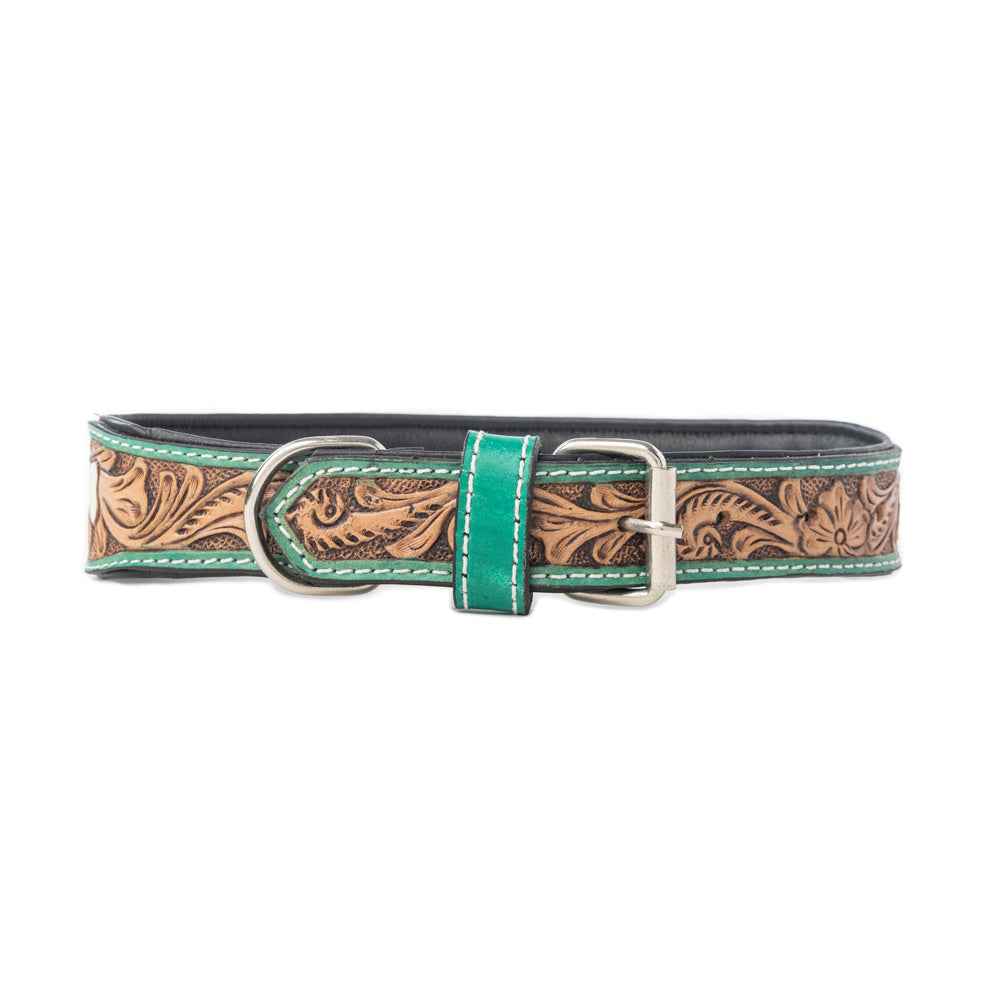 Santa Fe Bone Beaded Collar in Brown