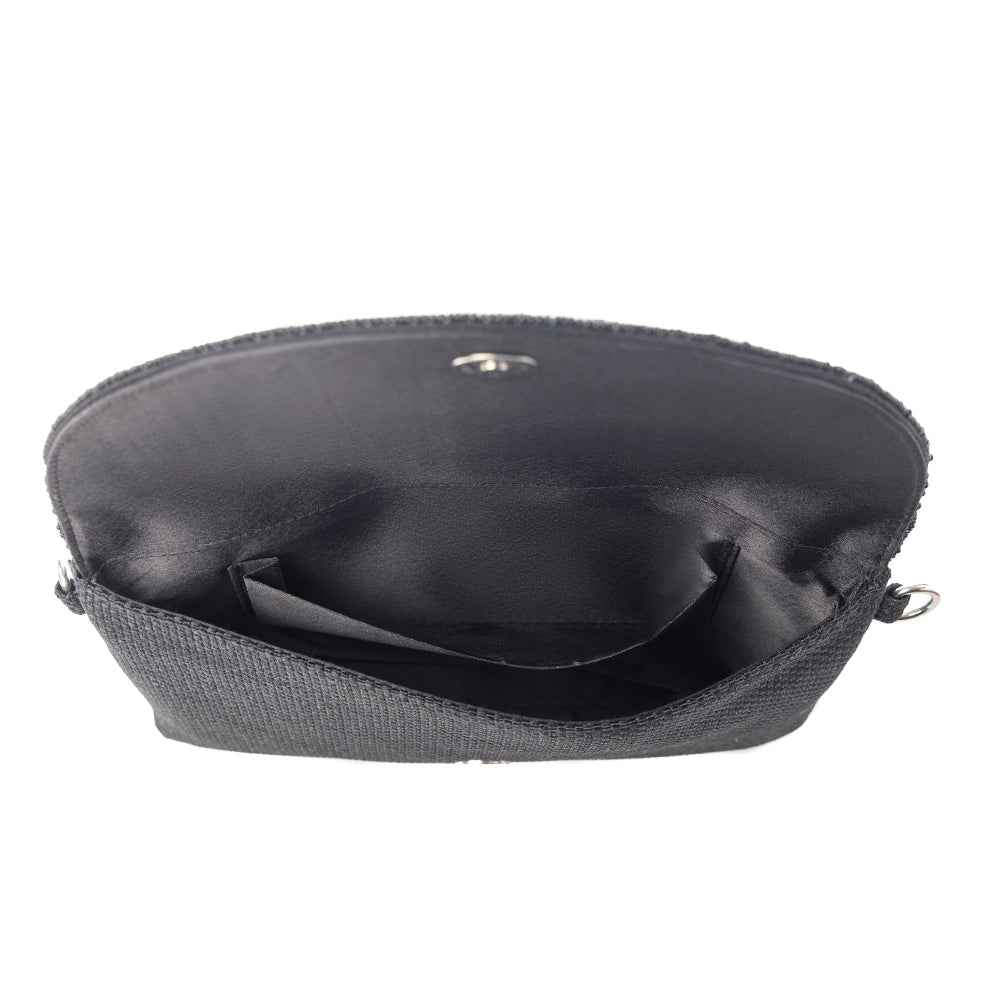 Myra Sahara Sky Crossbody Bag in Frosted Black