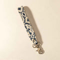 Myra Mojave Day Leather Keyfob in Dark Ivory
