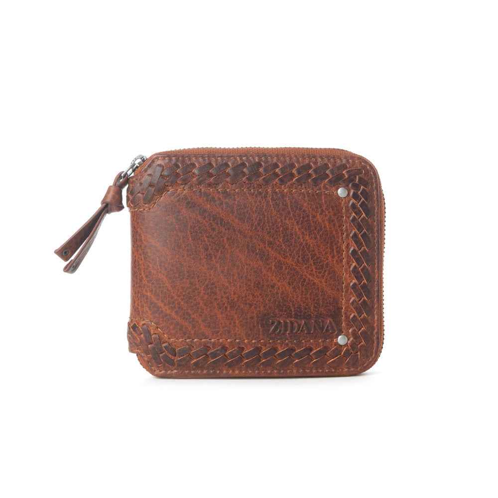 Myra Zidana Dante Men's Veg Tanned Leather Wallet in Sierra Copper
