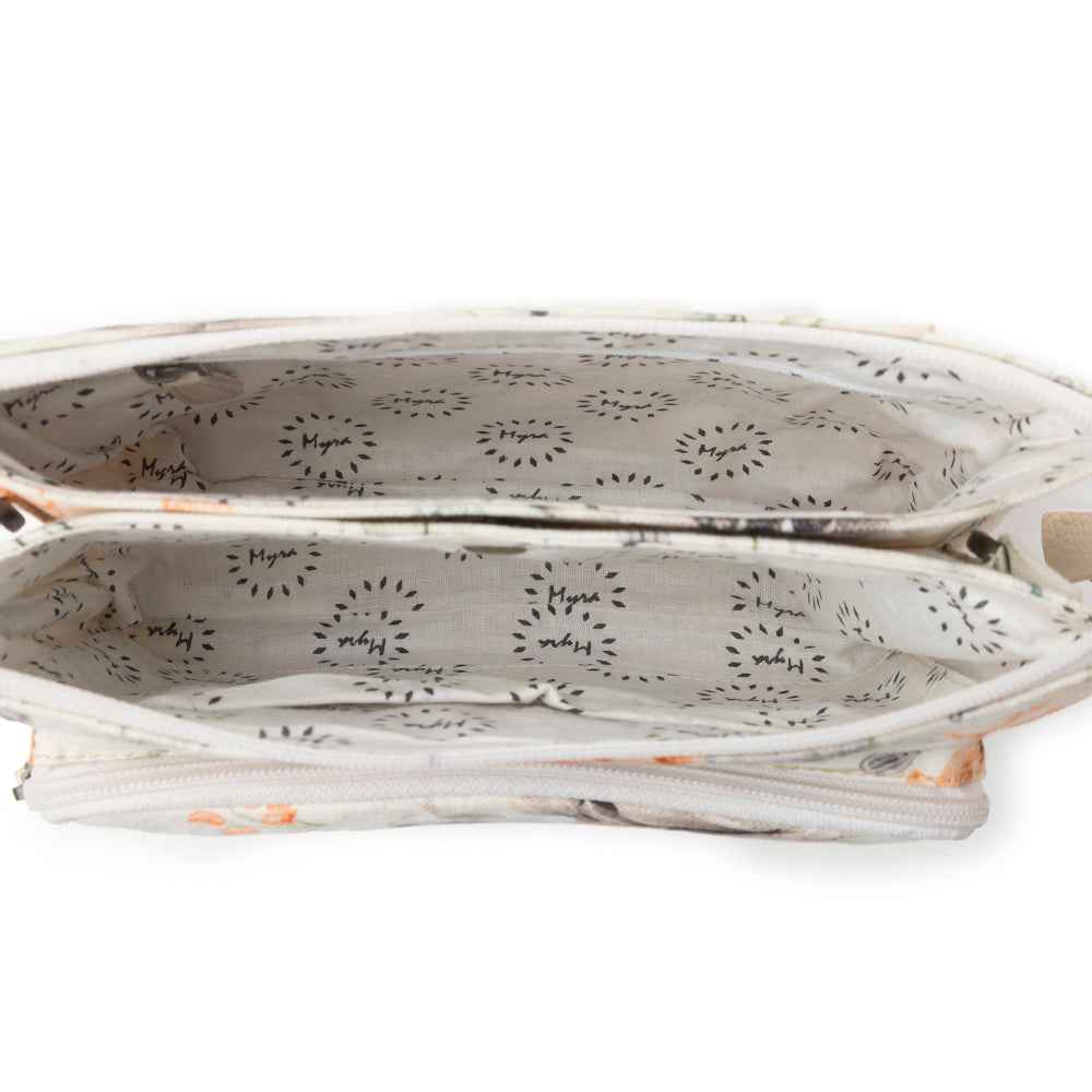 Myra Florabelle Crossbody Bag in Spring Ivory