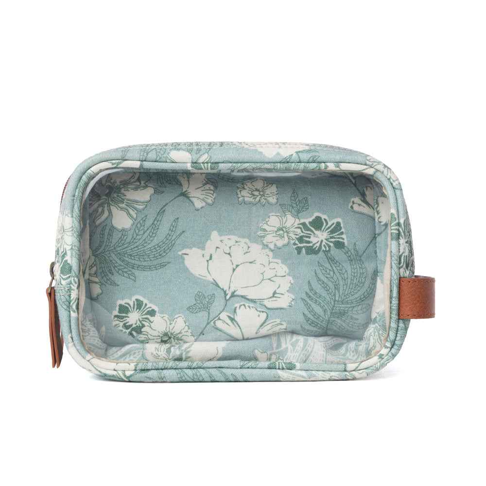 Myra Willow Grove Cotton & Plastic Men's Shaving Kit in Eucalyptus Mist
