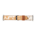 Palomino Plains Western Watch Band in White
