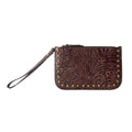 Myra Petalwild Western Wallet for Women in brown with embossed detail