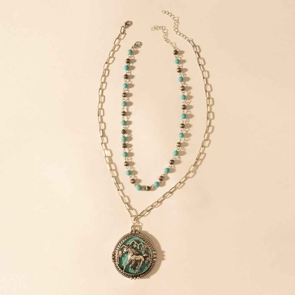 Myra The Lone Rider Chain in Turquoise