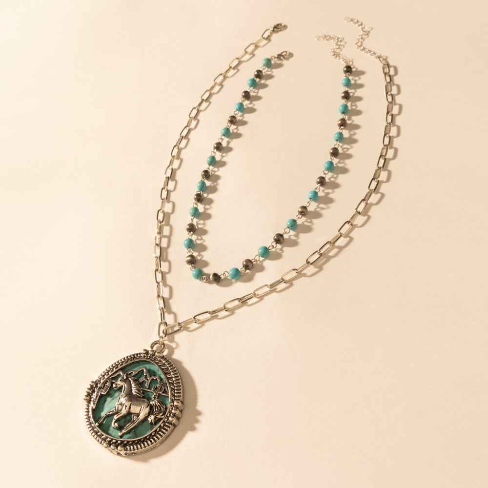 Myra The Lone Rider Chain in Turquoise