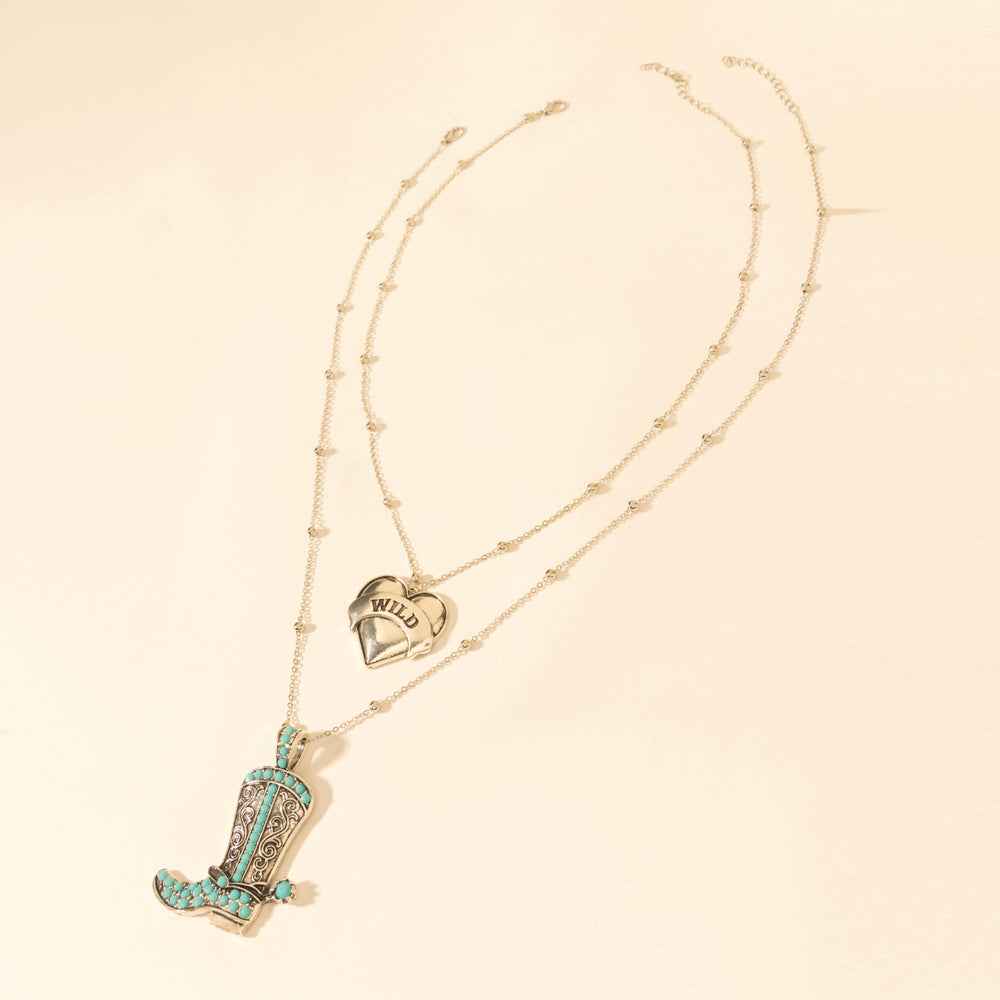 Myra Wild Star Stomping Necklace in Desert Turquoise