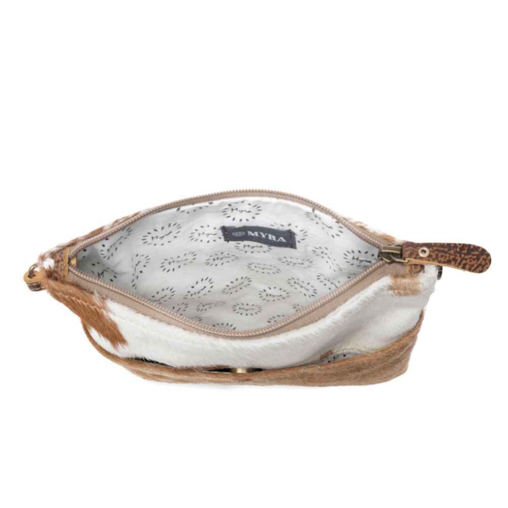 White & Cocoa Small And Cross Body Bag