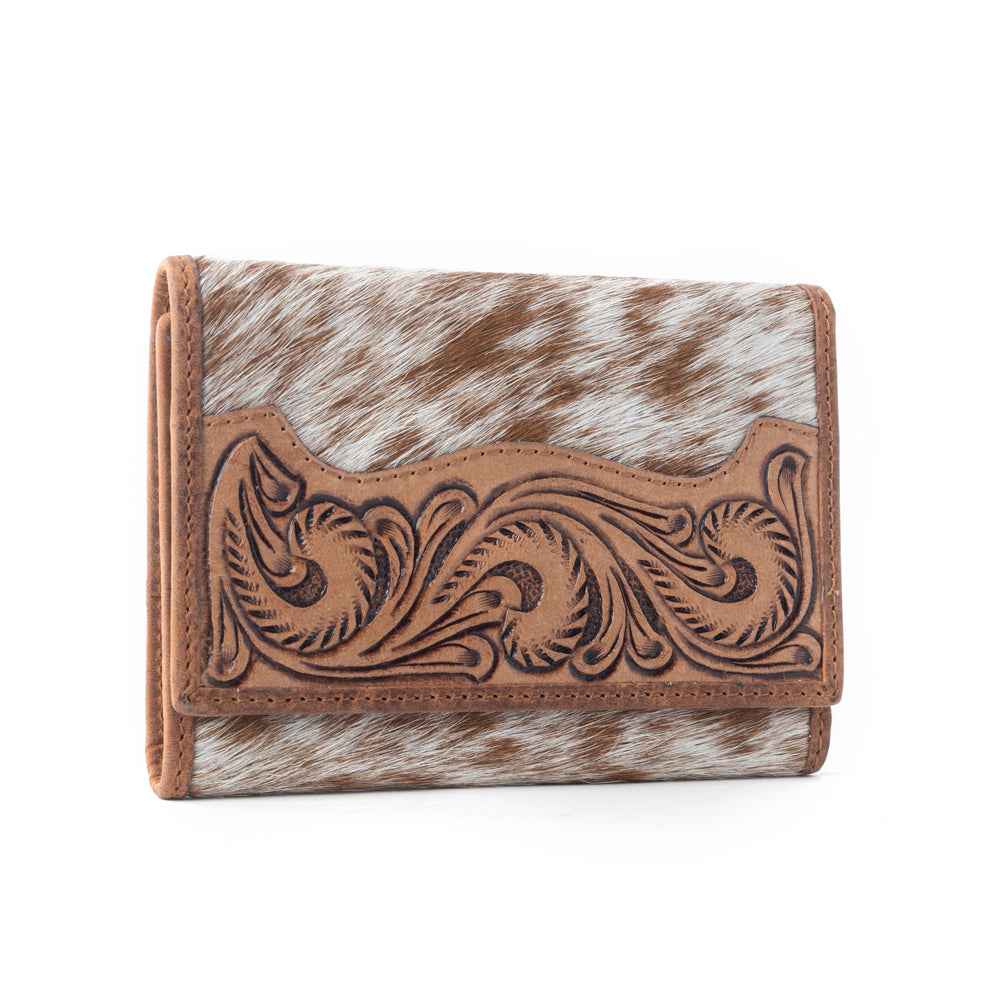Myra Dune Wave Trail Credit Card Holder in Brindle Ivory
