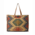 Myra Prairie Crest Weekender Bag in Mustard Yellow