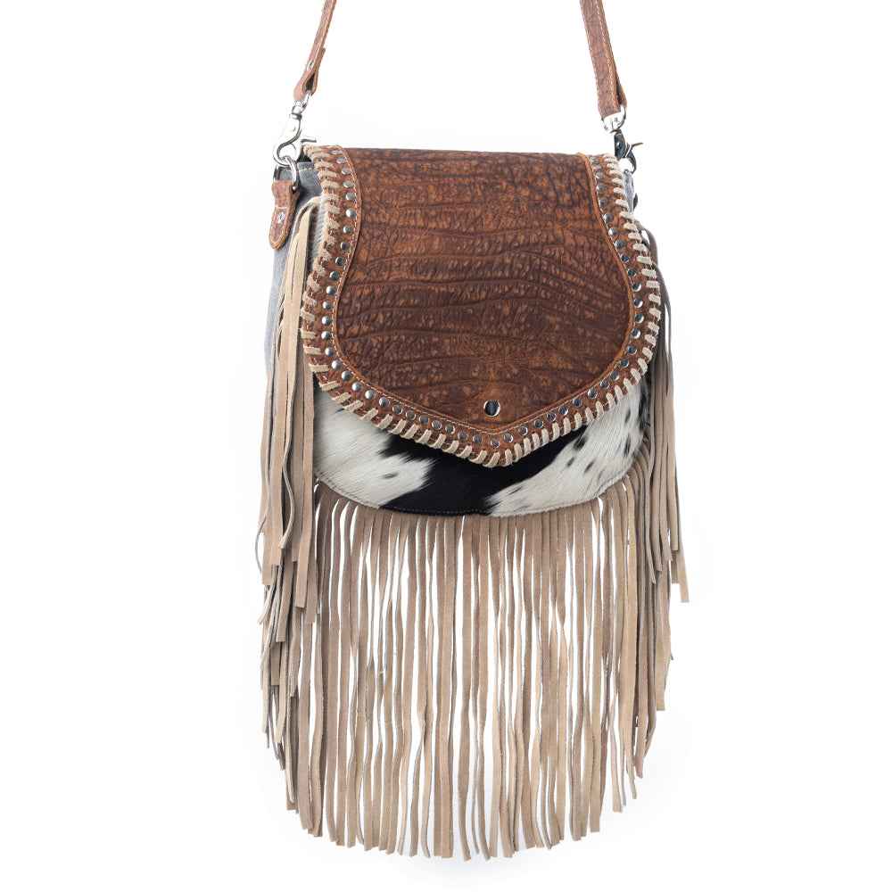 Myra Dusty Lariat Concealed Carry Bag in Saddle Brown