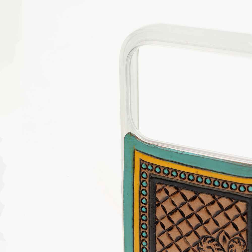 Myra Latticeforge Handtooled iPhone 17 Pro Mobile Case