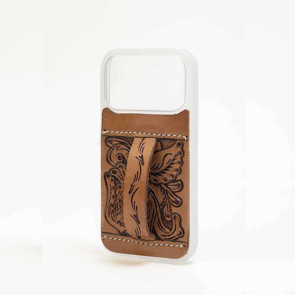 Myra Toolcrest Handtooled iPhone 17 Pro Mobile Case