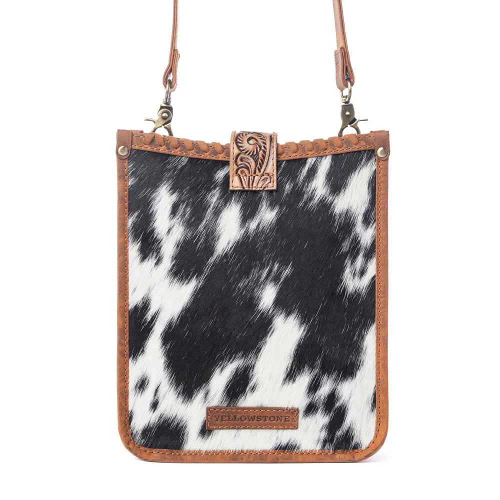Myra Yellowstone Snowfield Handtooled Bag in Cream Auburn