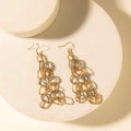 Myra RoperLasso Loop Earrings in Burnished Amber
