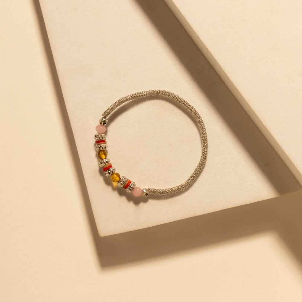 Myra Wild Soul Charm Bracelet in Desert Blush