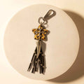 Myra Rodeostar Fringe Keychain in Desert Hide Mix
