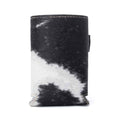 Myra Birch Valley Hairon Leather Beer Can Holder in Ivory Slate