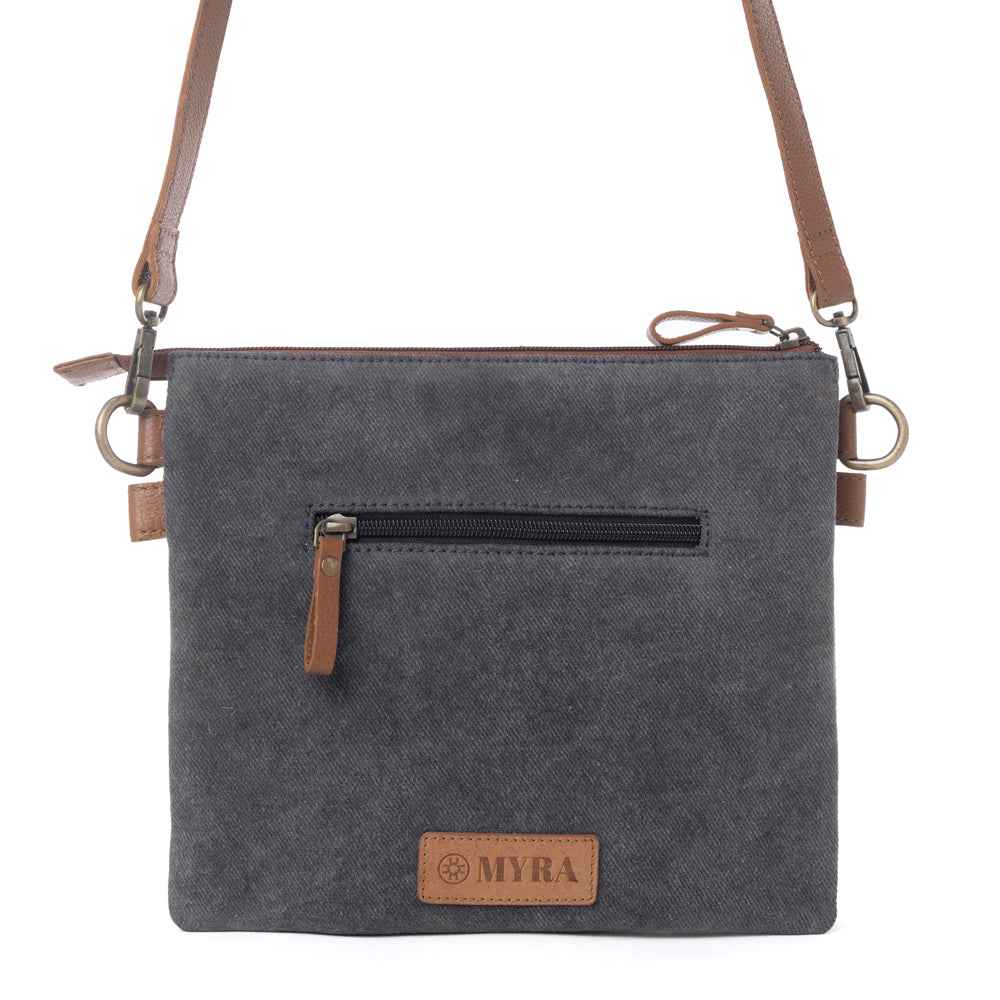 Myra Thunderpeak Concho Hairon Leather Bag in Fawn Sand