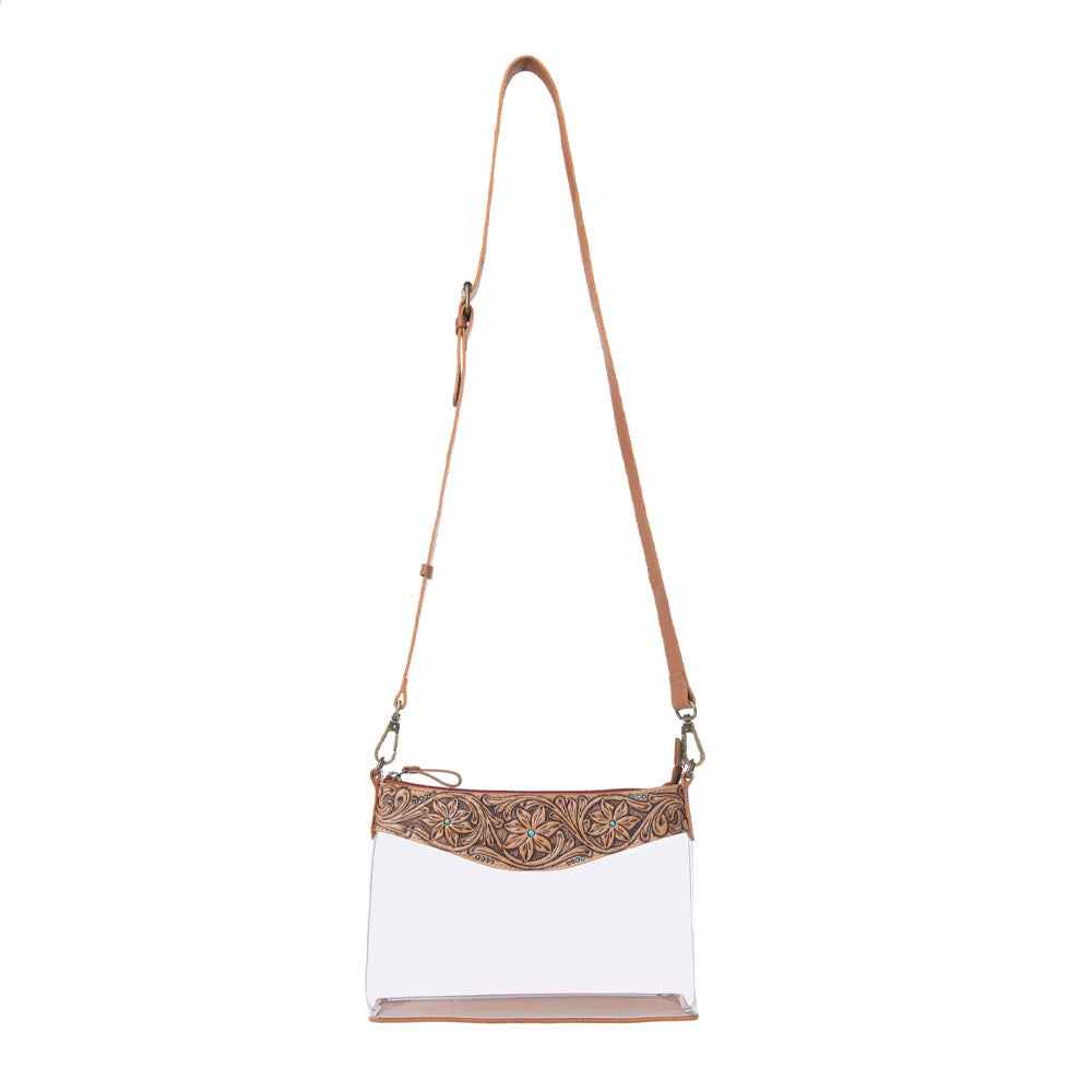 Myra Rodeo Frontier Clear Bag in Bridle Biscuit