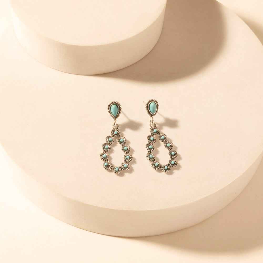 Myra Bluebonnet Trail Teardrop Earrings for Women