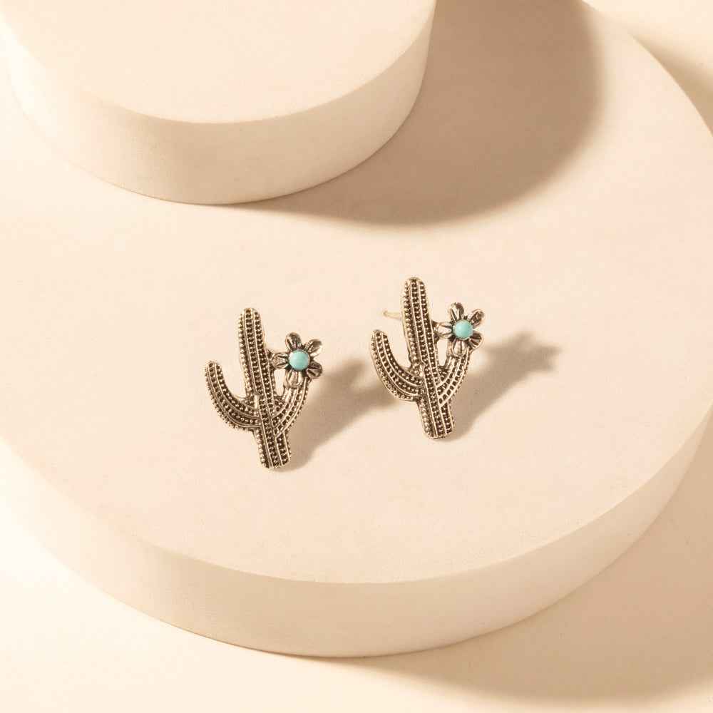 Myra Sonoran Stud Set in with turquoise detail in premium style
