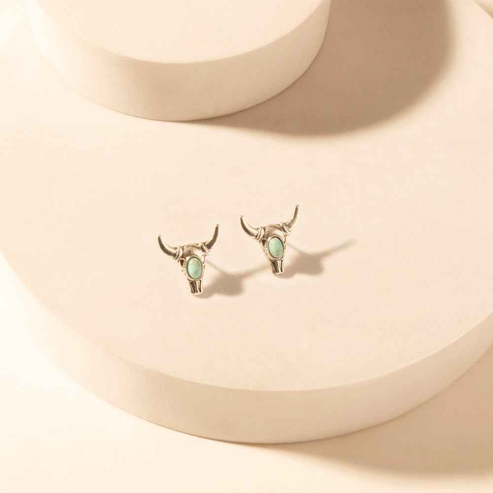 Myra Sonoran Stud Set in with turquoise detail in premium style